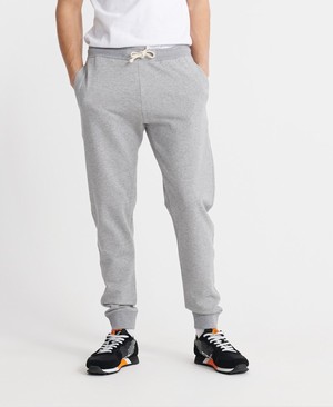 Superdry Organic Cotton Standard Label Loopback Férfi Sportruházat Kék/Szürke | QDMVA6984